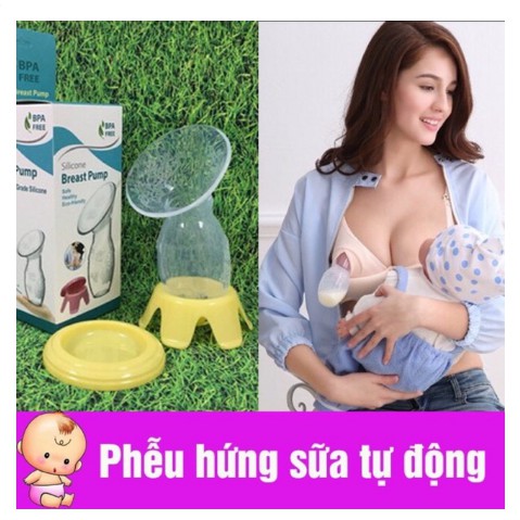 PHỄU/CỐC HỨNG SỮA TỰ ĐỘNG - KÈM NẮP VÀ CHÂN ĐỨNG