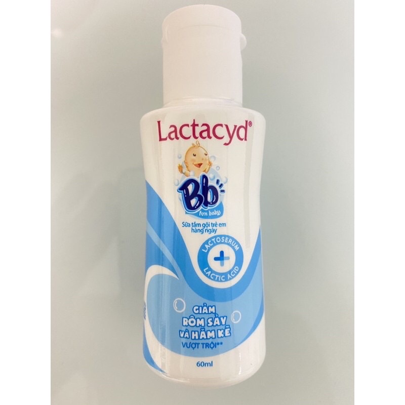 Sữa Tắm Gội Toàn Thân Latacyd BB 60ml Cho Bé An Toàn Mềm Mịn Da GIÁ KM SỐ LƯỢNG CÓ HẠN