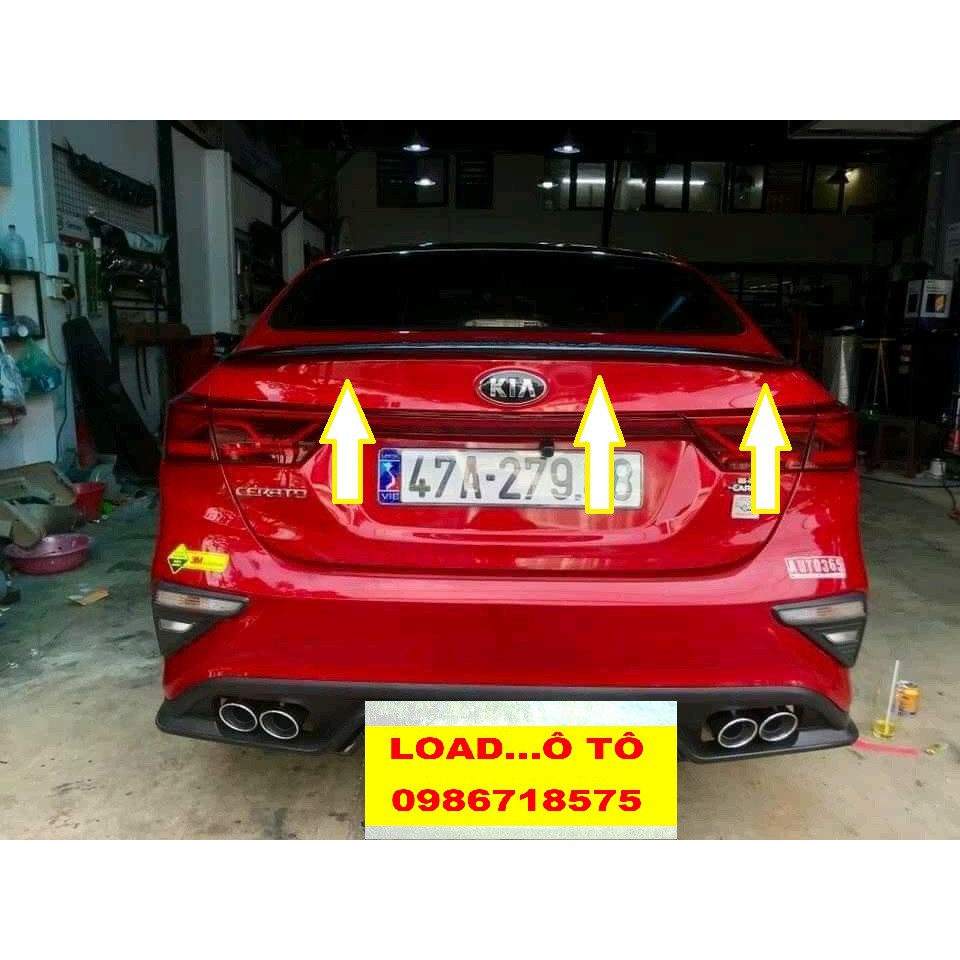 Đuôi Gió Liền Cốp Carbon Kia Cerato 2019-2022 Cao Cấp Nhất