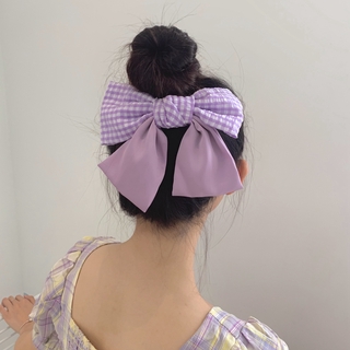 Kẹp Tóc Nữ Hình Nơ Màu Tím Thời Trang