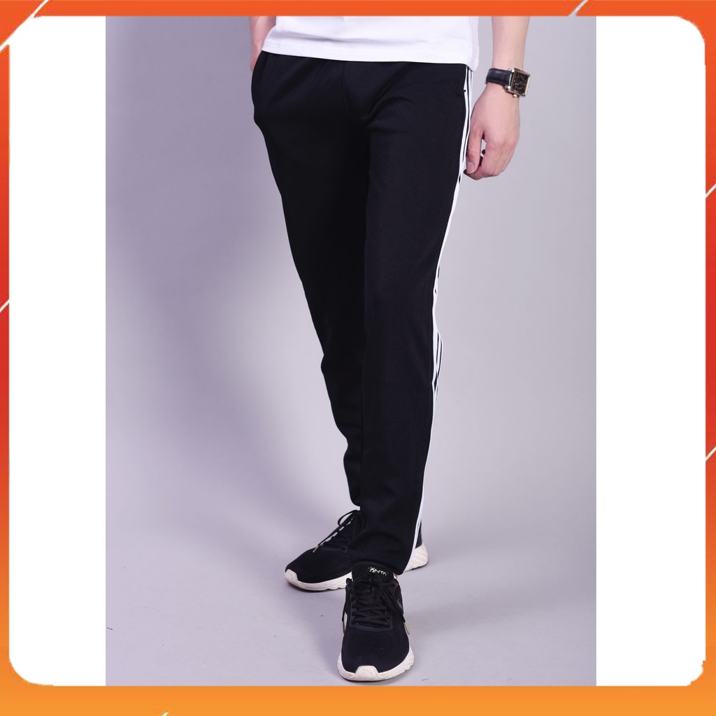 Quần Thể Thao Nam 3 Sọc Trắng, Ống Suông Phong Cách MT112 | BigBuy360 - bigbuy360.vn