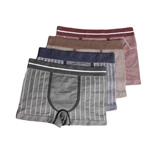 (Sale Off) Bộ 2 Quần lót nam sịp đùi công nghệ dệt không đường may chất cotton mềm mát 02