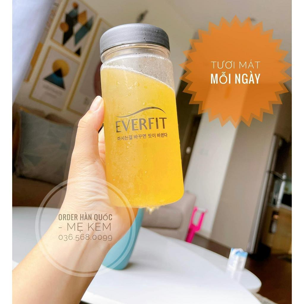Bình đựng nước Everfit/Na+ Ultra Plúd 350ml Hàn Quốc Dày Dặn Cứng Cáp