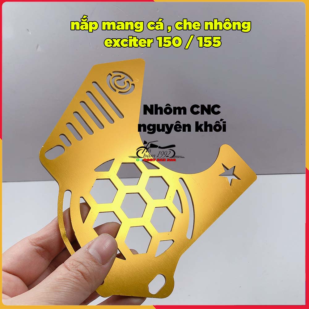 Nắp Mang Cá Exciter 150 , Ex 155 Kiểu RCB Nhôm CNC Nguyên Khối