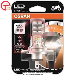 BÓNG ĐÈN LED OSRAM 3 CHÂN (H4) GẮN NHIỀU DÒNG XE MÁY