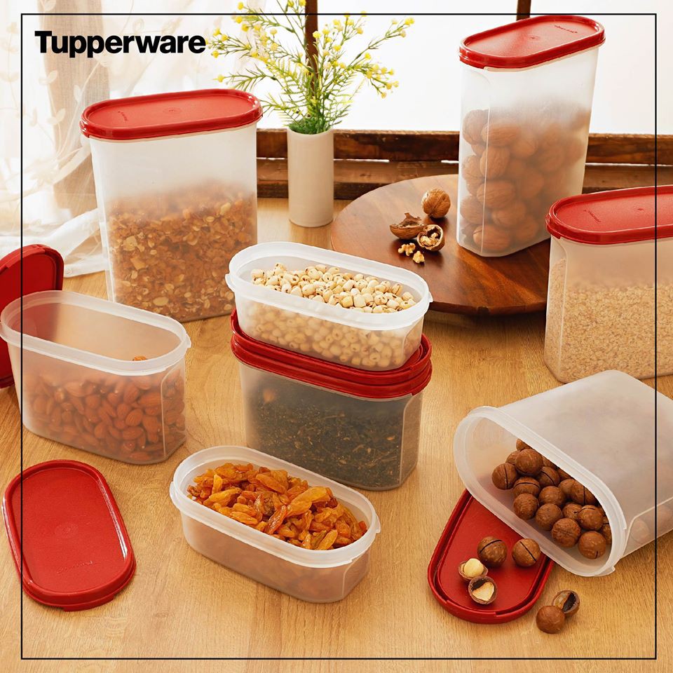 Bộ hộp kệ bếp Modular Mate Oval Tupperware