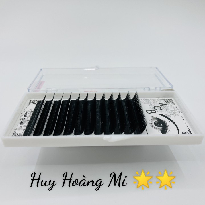 Mi khay độ cong M- L DÀY 0.07 DÀI 8 ĐẾN 15 dụng cụ NỐI MI  _ Huy Hoàng Mi