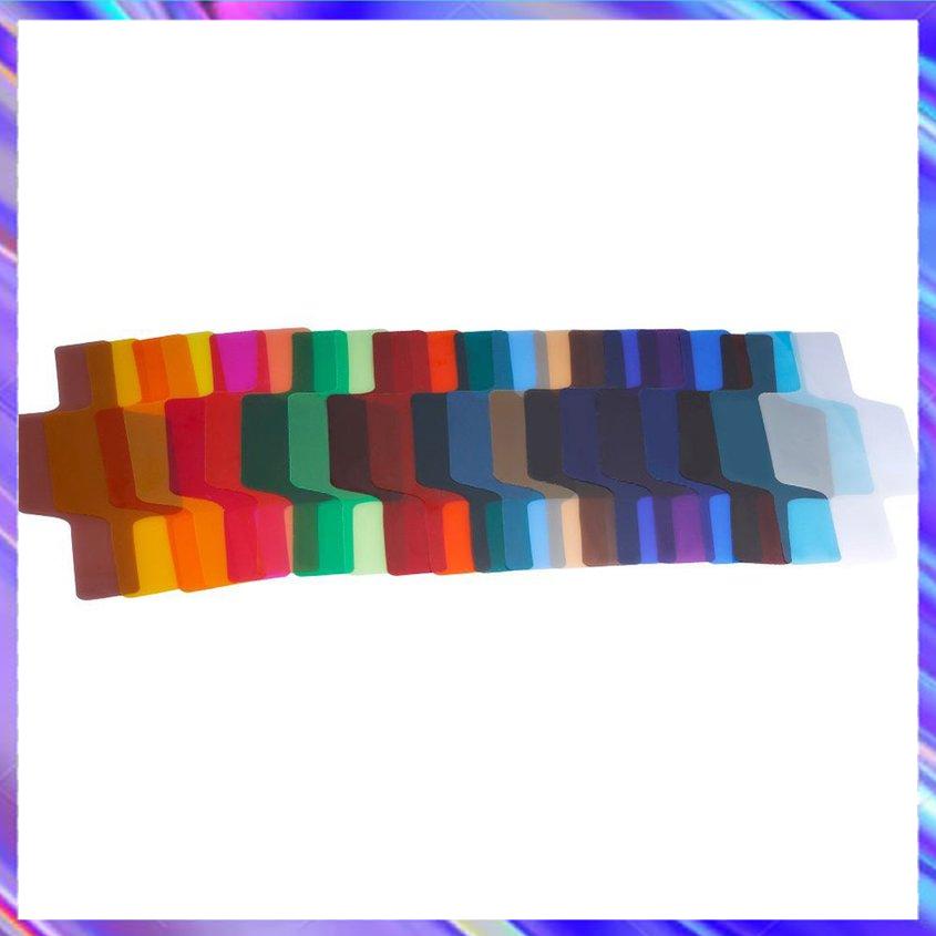 20PCS Colour Filter For Camera Top Flash Fittings Flash Gels Lighting Filter