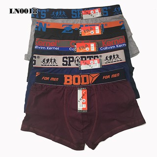 Bộ 05 quần lót xịp đùi cotton co dãn 4 chiều - ln0018