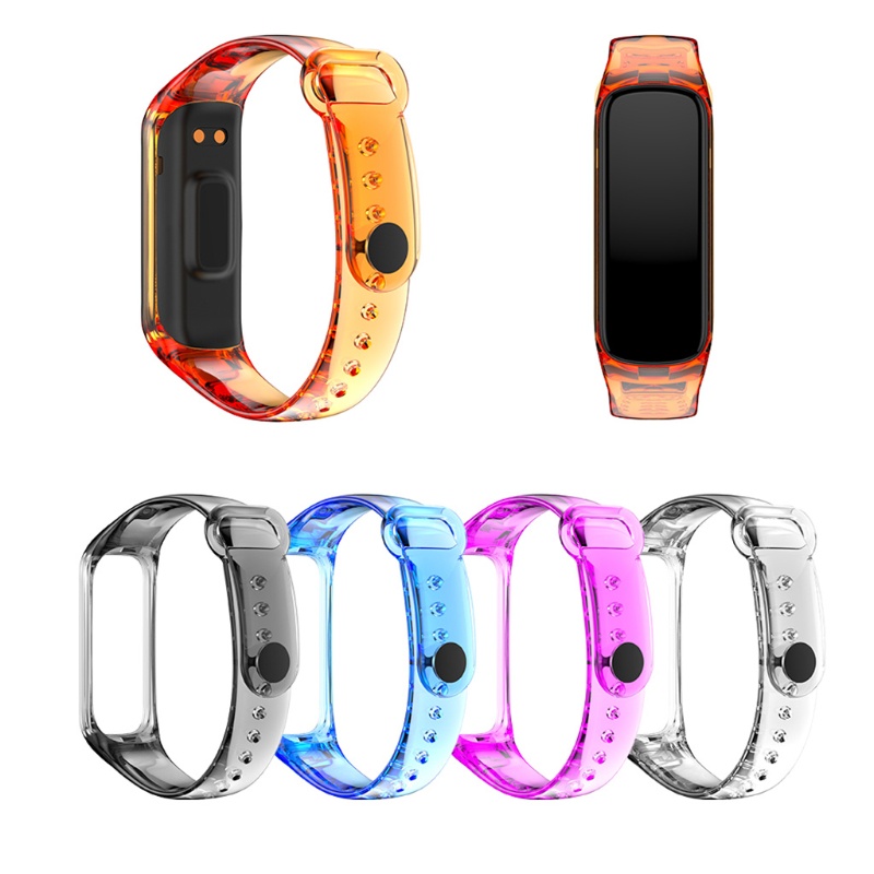 Dây Đeo Cổ Tay Thể Thao Bằng TPU Chống Trầy Xước Và Mồ Hôi Cho Samsung-Galaxy Fit 2 SM-R220