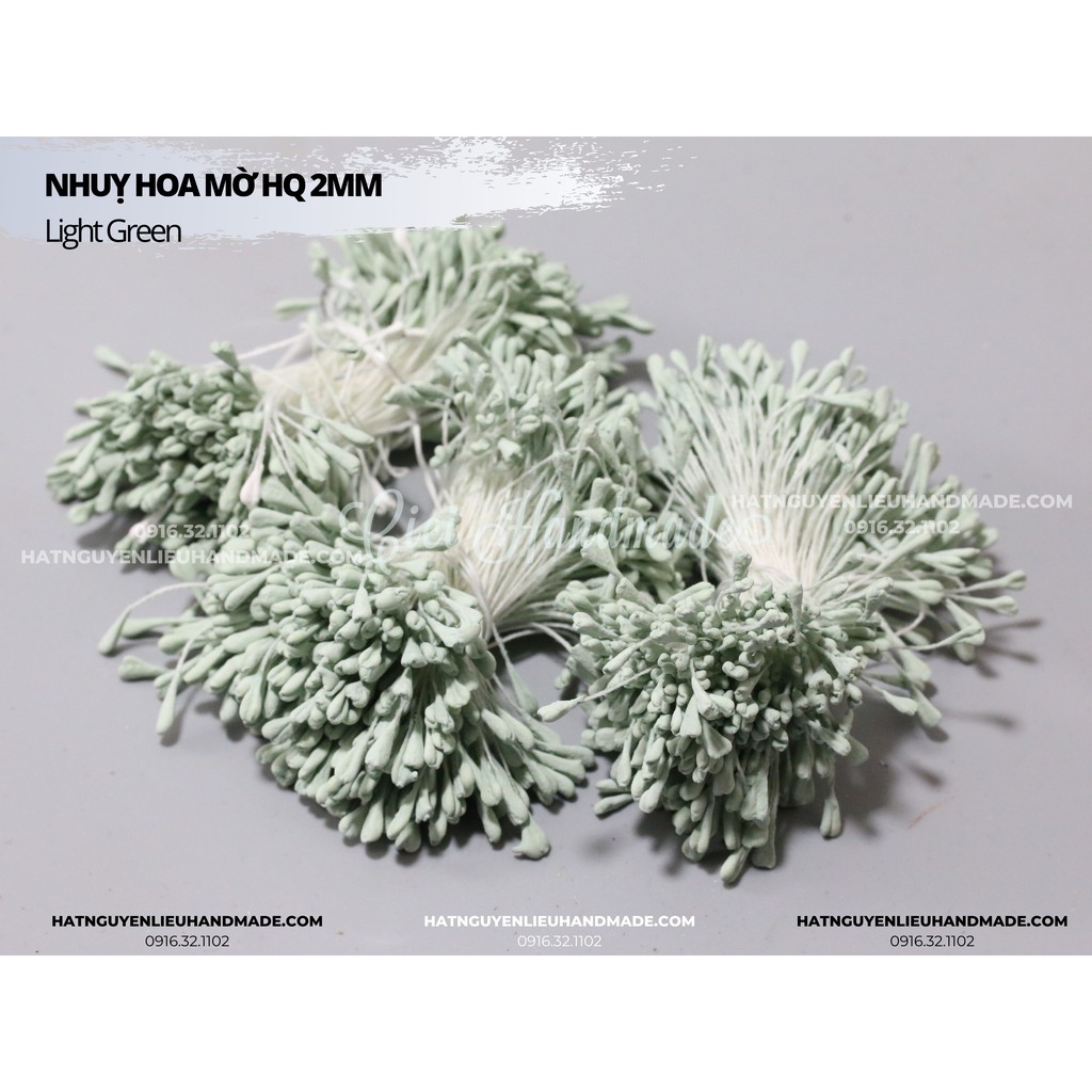 360 chiếc Nhụy hoa mờ cao cấp Hàn Quốc 2mm Cici Handmade hạt cườm nguyên liệu tự làm kẹp tóc đính kết váy hạt đá DIY