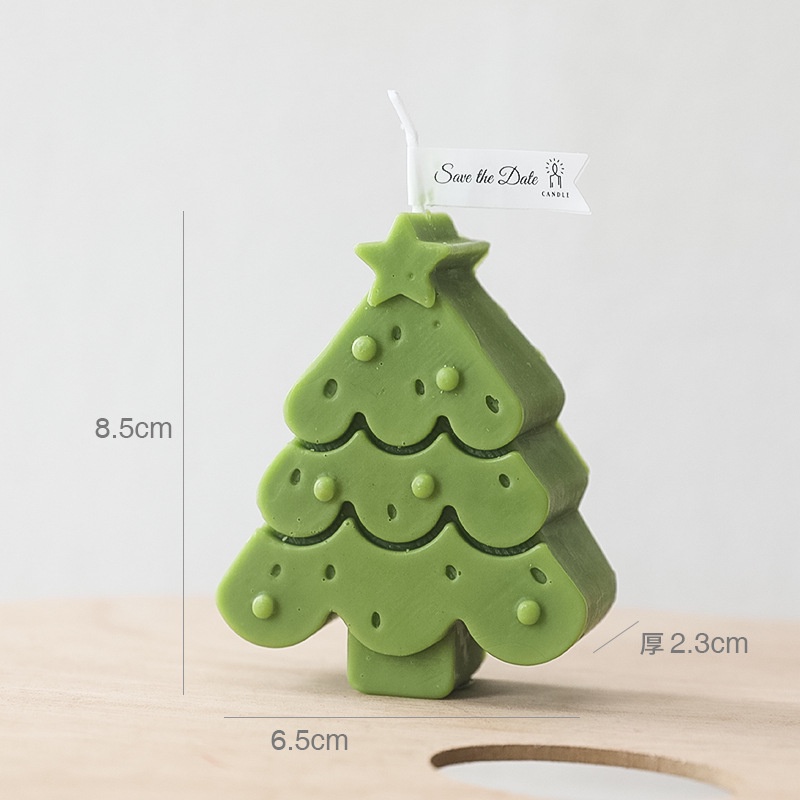 Nến Thơm Cây Thông Nến Handmade Kiểu Dáng Cây Thông Nhiều Màu Sắc Món Quà Đặc Biệt Dịp Giáng Sinh Noel