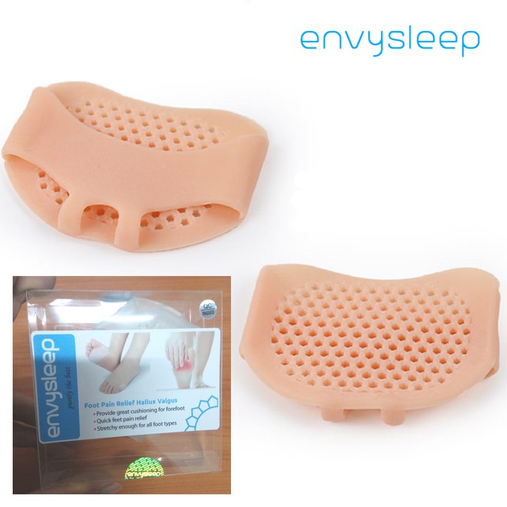 Lót giày Silicon giảm đau chai chân Envysleep - lỗ thoáng khí, thoải mái mang giày