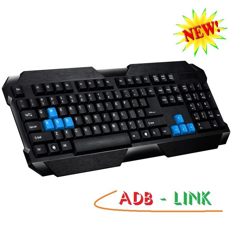 Bàn Phím Máy Tính Có Dây ADB Link Q19 Cổng Usb