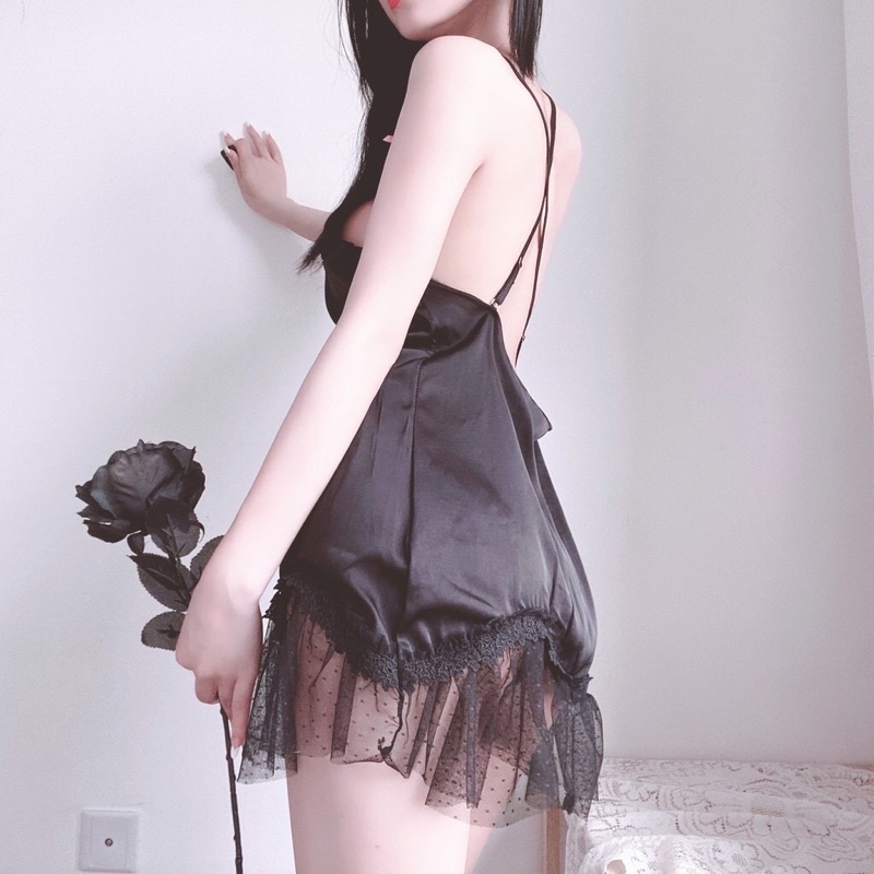 Váy ngủ lụa ca cấp Quảng Châu sexy gợi cảm quyến rũ đỉnh chop