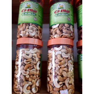 Nhân hạt điều rang muối đã làm sạch vỏ - hũ 500gr