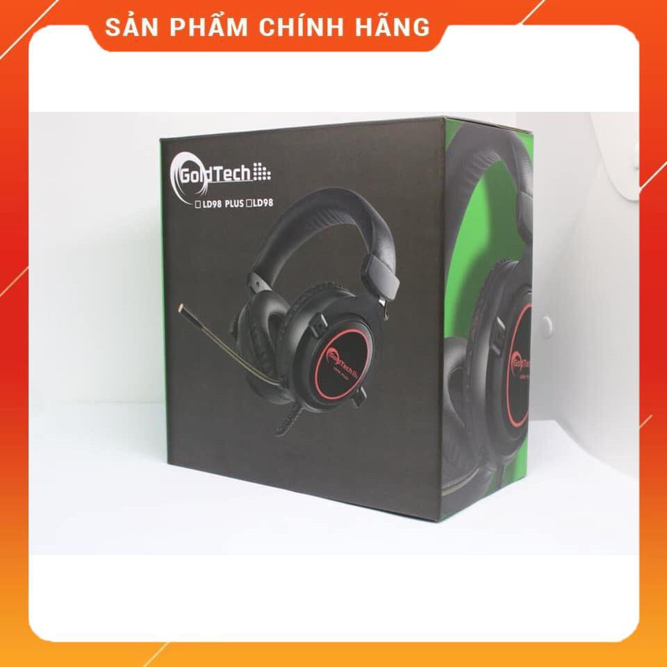 [Mã SKAMPUSHA7 giảm 8% đơn 250k]Tai nghe game thủ GOLDTECH LD98 PLUS âm 7.1 có rung Full Box dailyphukien