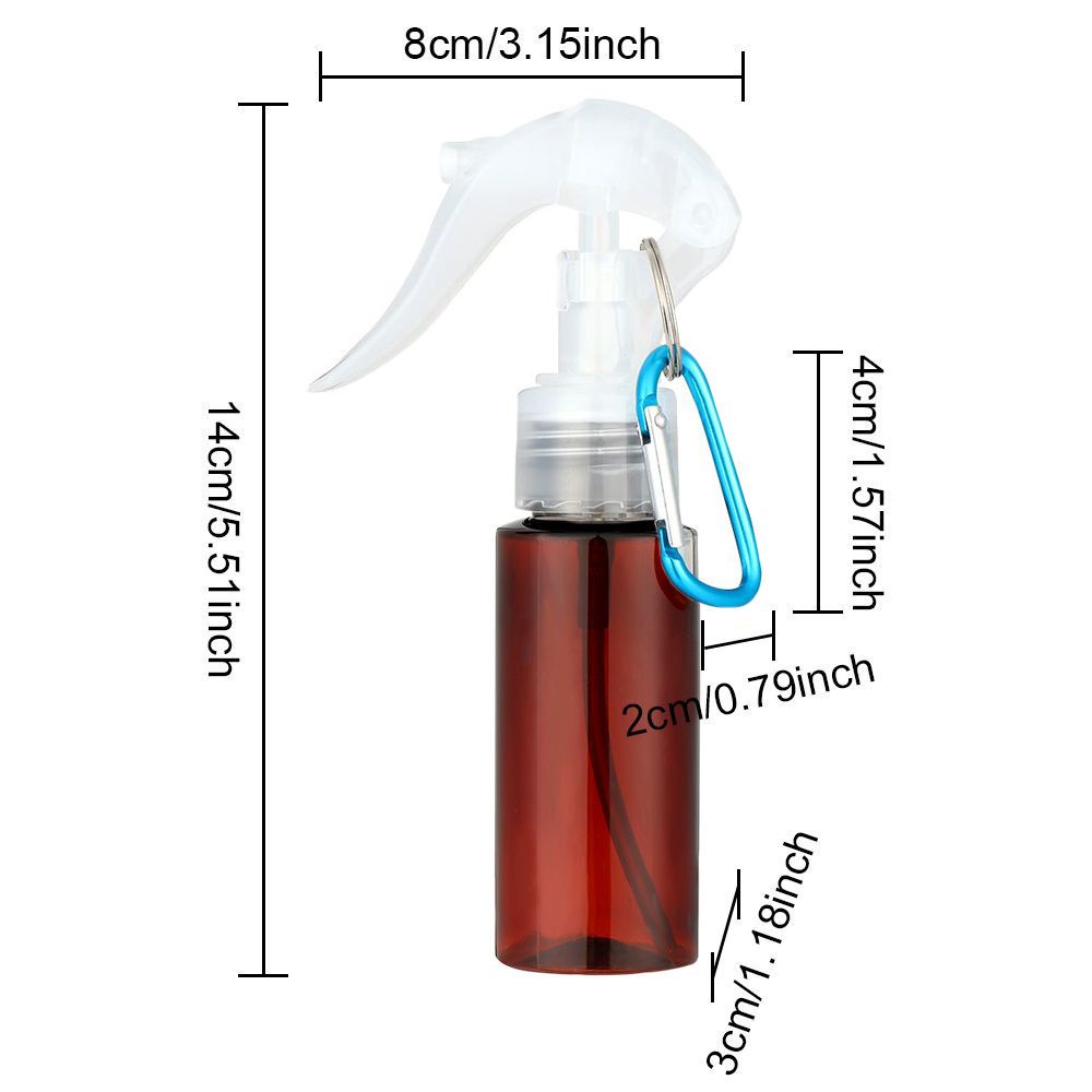Bình đựng lotion nước hoa dạng xịt có vòi bóp dễ dàng đổ đầy tiện lợi đi du lịch 60ml