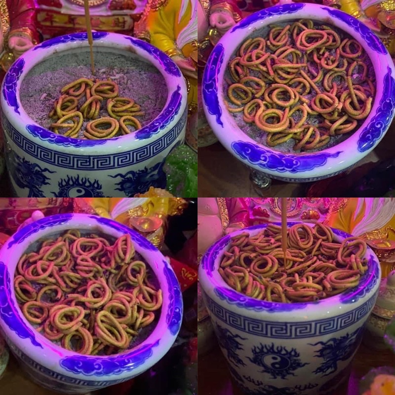 Hộp 100 Nén Nhang Hương Chính Hãng Thần Tài - Thái Lan Hương Sạch Ít Khói Cuộn Tàn Tài Lộc