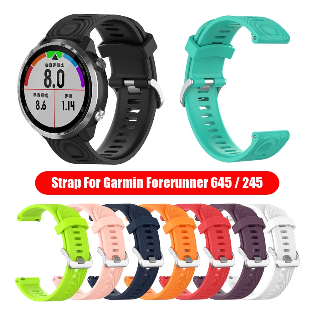 Dây đeo thay thế bằng silicone 20mm cho Garmin Forerunner Vivoactive