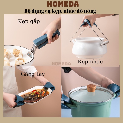 Dụng Cụ Kẹp Bát Dĩa, Dụng Cụ Gắp Đồ Nóng, Miếng Nhấc Nồi Mỏ Vịt Tiện Dụng Trong Nhà Bếp Và Lò Vi Sóng