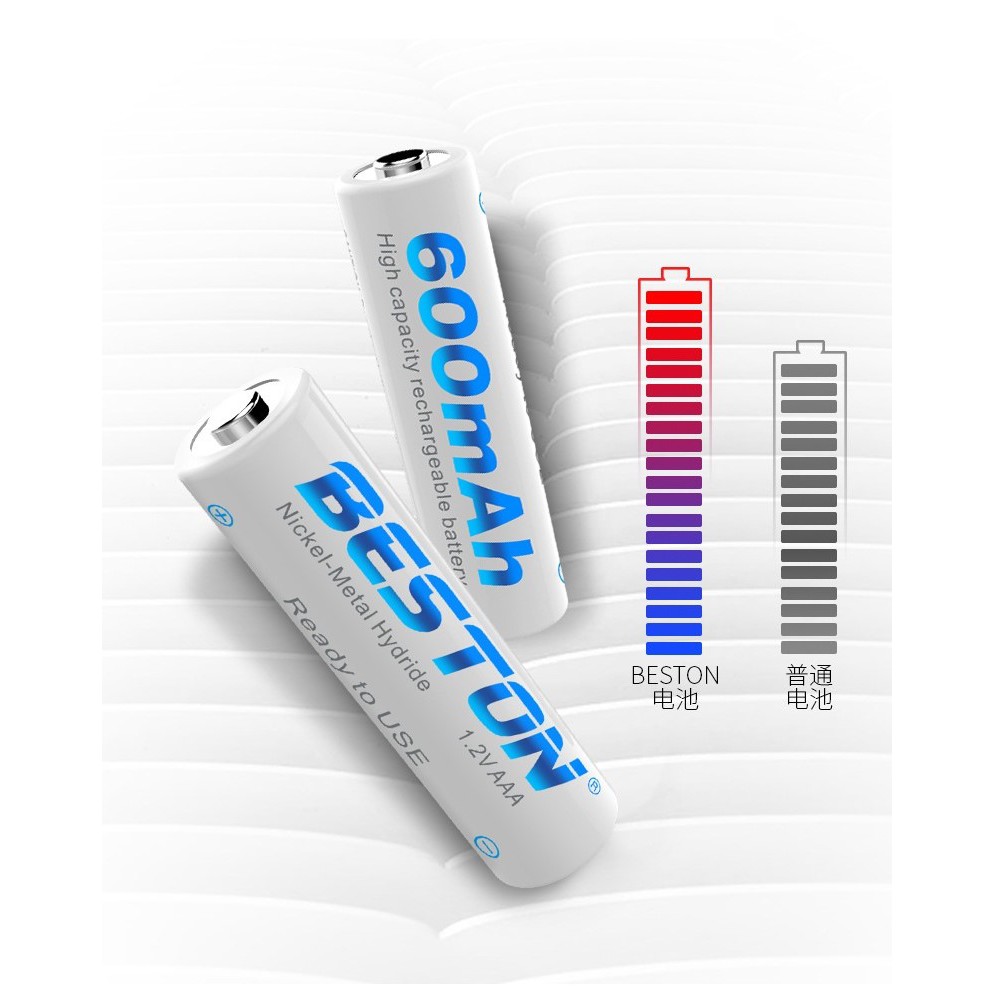 Pin Sạc AAA 600mAh BESTON (( PIN ĐŨA )) HỘP 4 VIÊN