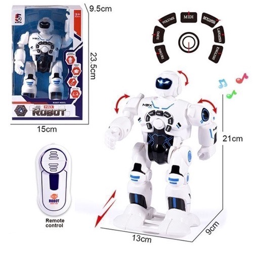 Đồ Chơi Robot Thông Minh Điều Khiển Từ Xa Ghi Âm Nhại Dọng Nói 2 Màu Đỏ Vàng, Đồ Chơi Trẻ Em WinRio.Store