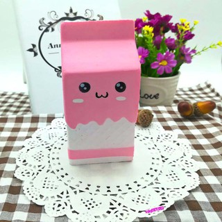 SQUISHY HỘP SỮA VUÔNG ( NHIỀU MÀU )  (huongtrang15)