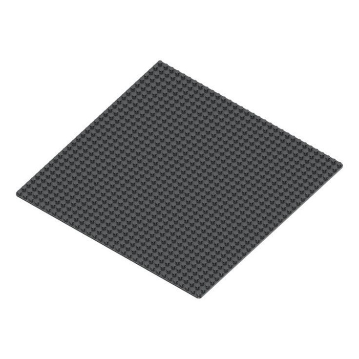 Tấm đế nền để gắn có kích thước 32x32 nút mỗi chiều tương đương 25.5x25.5cm , tấm base đồ chơi lắp ráp cho bé an toàn