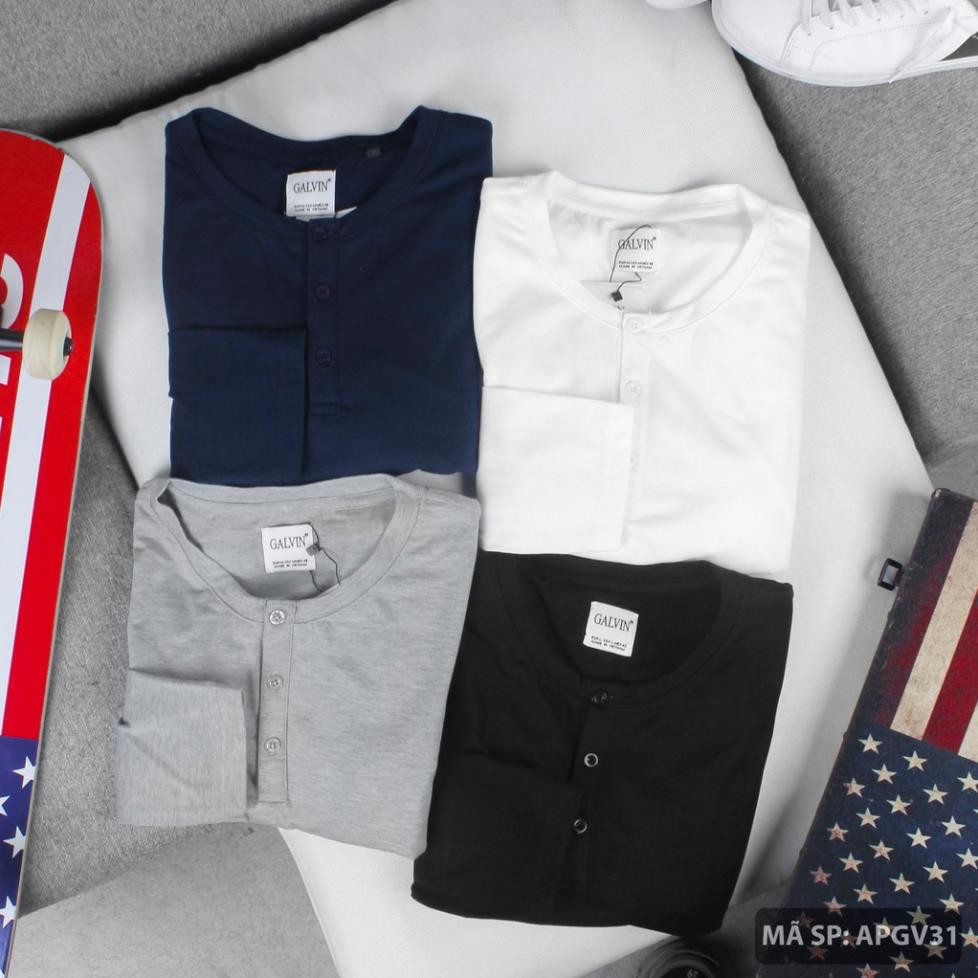 LeoVatino.Official - Áo thun nam dài tay Galvin trơn nhiều màu APGV31 | BigBuy360 - bigbuy360.vn