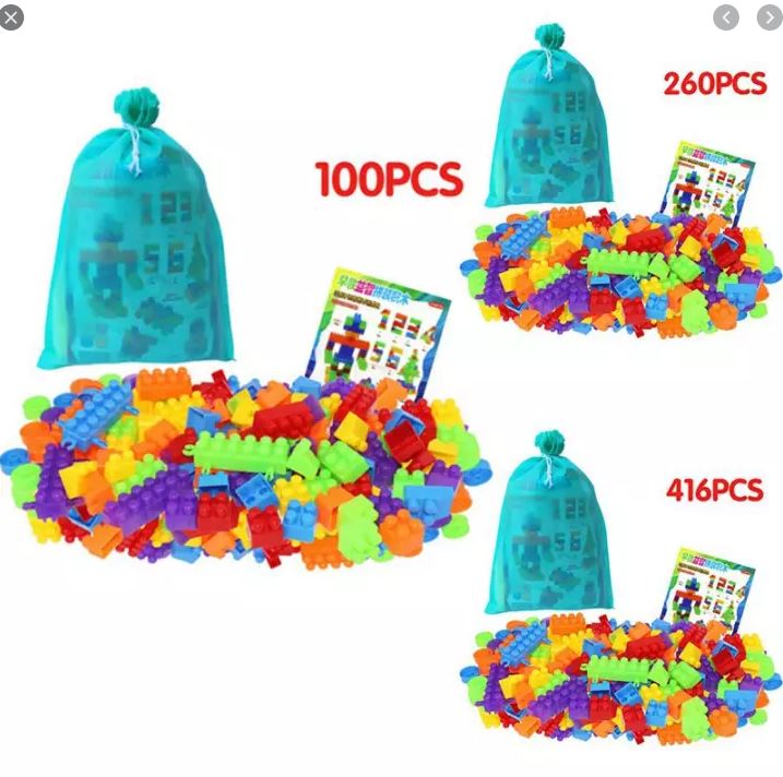 Bộ Đồ Chơi Lego Xếp Hình 100 / 182 / 260 / 416 Mảnh