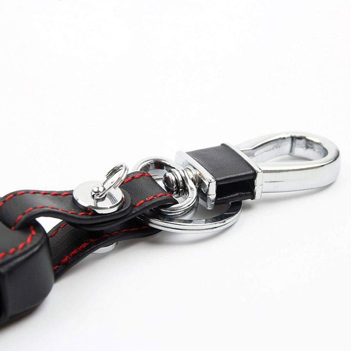 (KIA) Bao da chìa khóa xe Kia Morning, K3, Rio bản chìa gập- kèm móc khóa