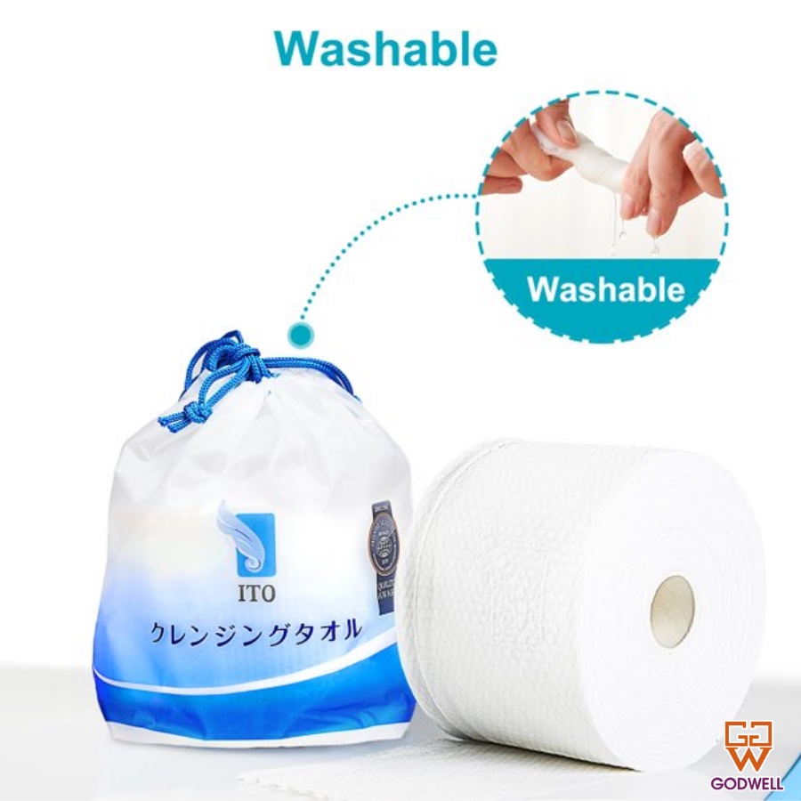 [AMORTALS] Túi khăn giấy khô đa năng Amortals Cleansing Cotton Towel 80 sheets