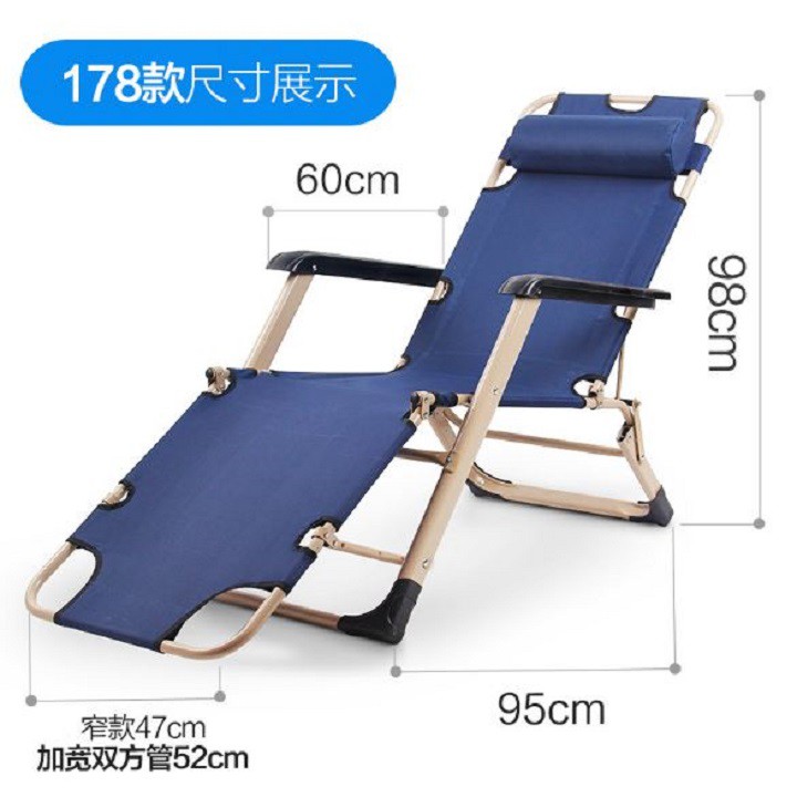 re0264 Ghế giường xếp 178cm - Giường xếp văn phòng - Ghế xếp ngủ trưa | BigBuy360 - bigbuy360.vn