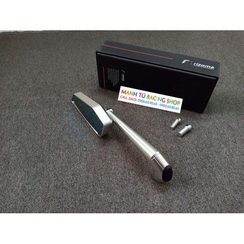 kiếng chiếu hậu 744 rizoma màu trắng
