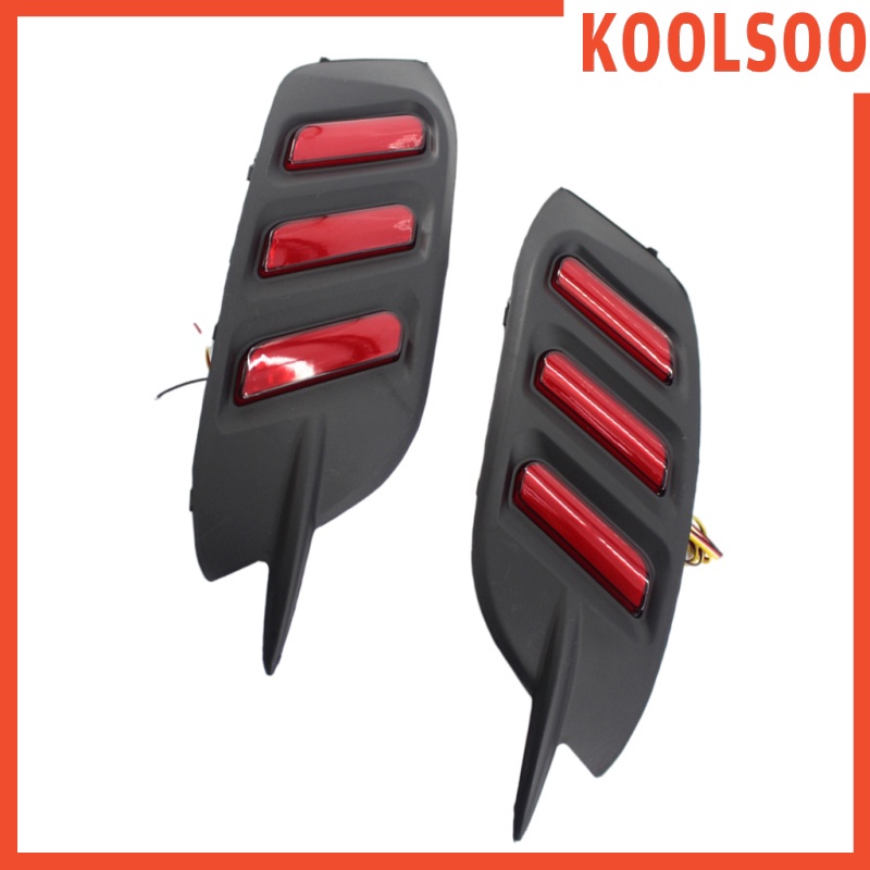 Set 2 Khung Đèn Đuôi Xe Màu Đỏ Cho Honda Civic Sedan