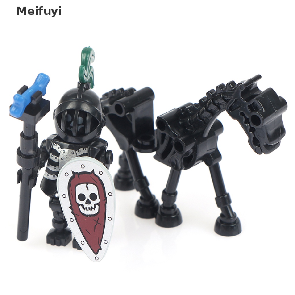 Bộ Đồ Chơi Lắp Ráp Mô Hình Hiệp Sĩ Xương Ngựa Phong Cách Halloween