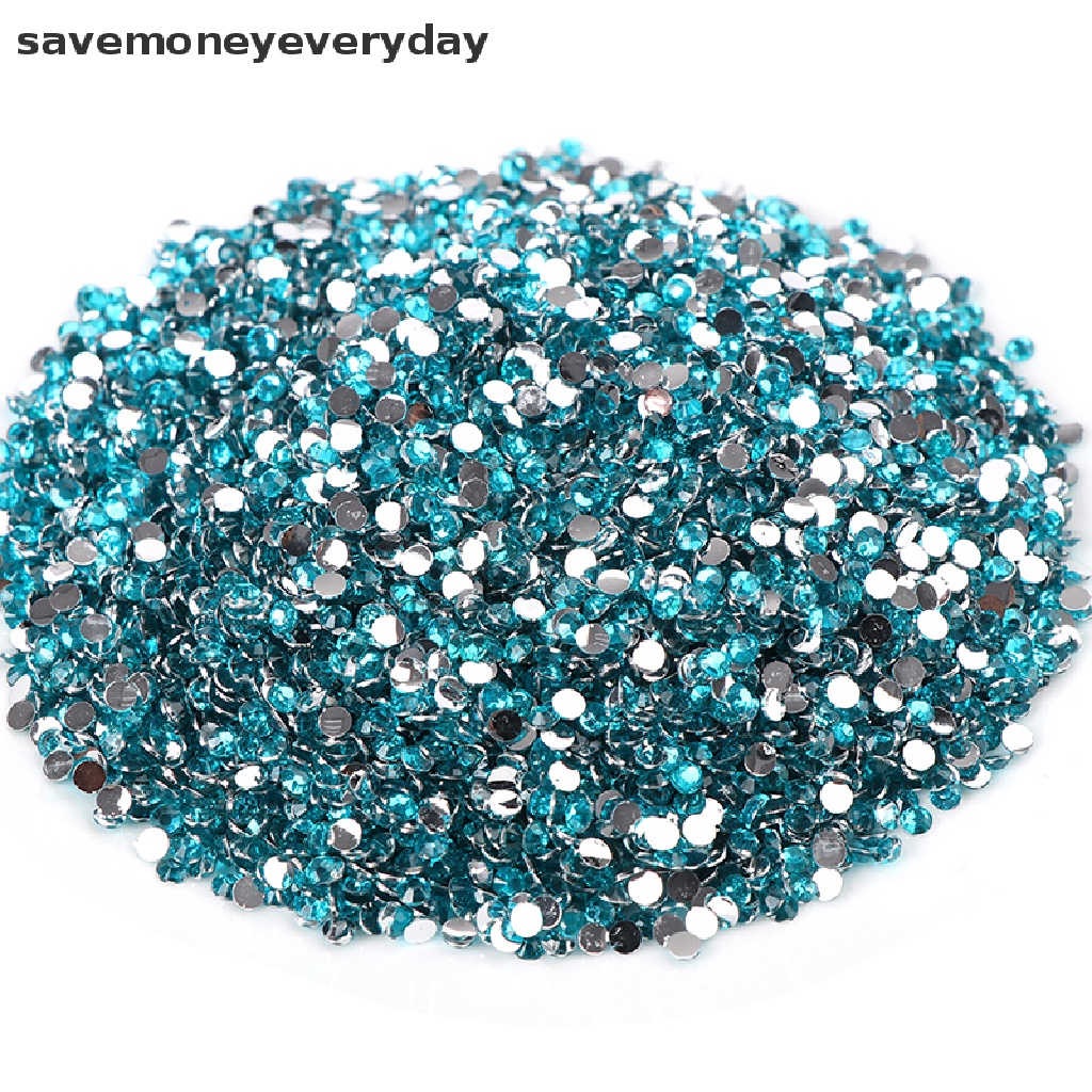 Bộ 10000 hạt pha lê 3mm dùng trang trí móng nghệ thuật