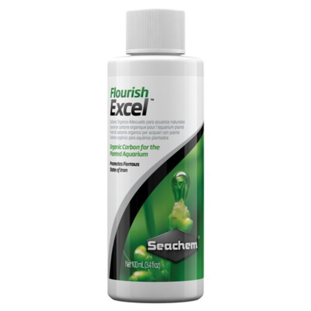 [Rẻ Vô Địch] [Chính Hãng] Seachem Flourish Excel 100Ml - Dung Dịch Cung Cấp Co2, Phòng Và Ức Chế Rêu Hại Cho Hồ Thuỷ Sin