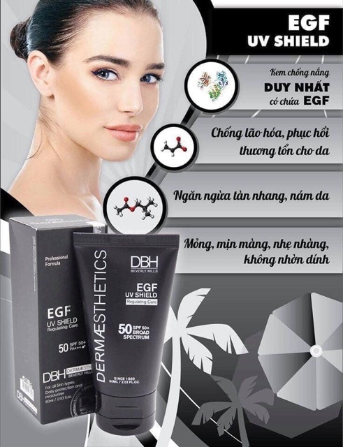 Kem chống nắng DBH 60ml fullbox chuẩn USA. | BigBuy360 - bigbuy360.vn