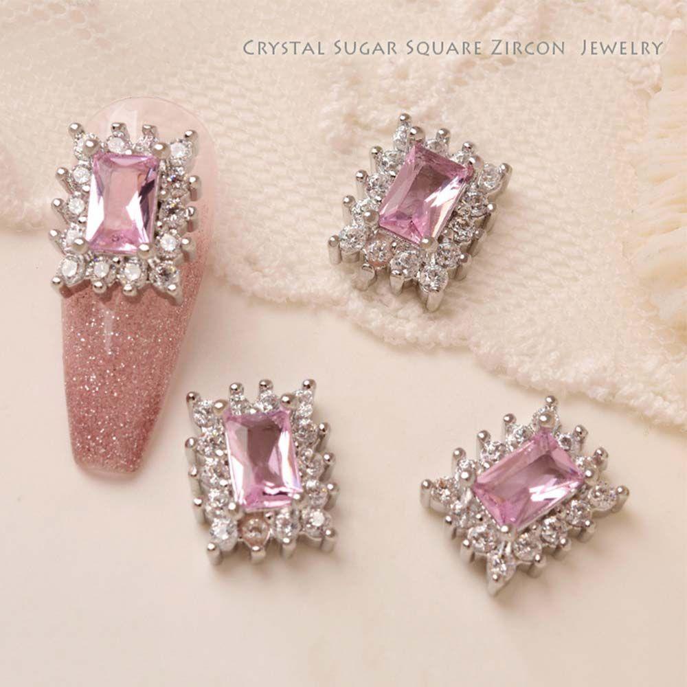 Phụ Kiện Trang Trí Móng Tay Hình Chữ Nhật Xinh Xắn|Hạt Charm 3D Lấp Lánh Tự Trang Trí Móng Tay|Phụ Kiện Trang Trí Móng Tay Xinh Xắn|Phụ Kiện Trang Trí Móng Tay Xinh Xắn
