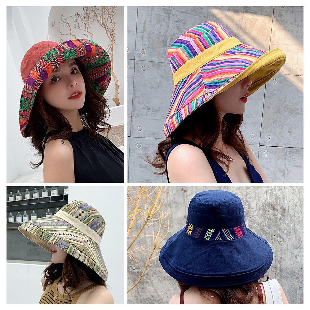 Mũ Bucket Chống Nắng Phong Cách Boho Thời Trang Mùa Hè