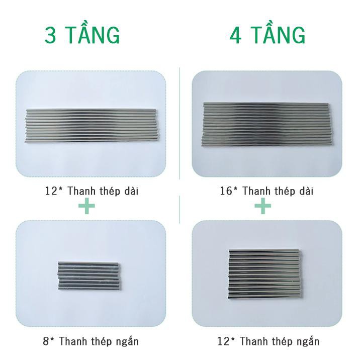 Kệ để giày,dép inox đa năng có thể tháo rời