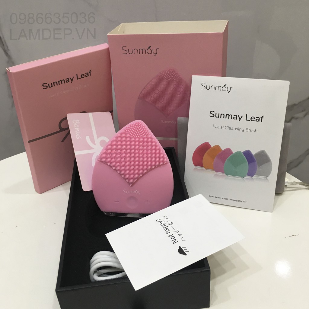 [BH 1 - Đổi 1] Máy rửa mặt Sunmay Luxury  Chính hãng 100% - 06 màu