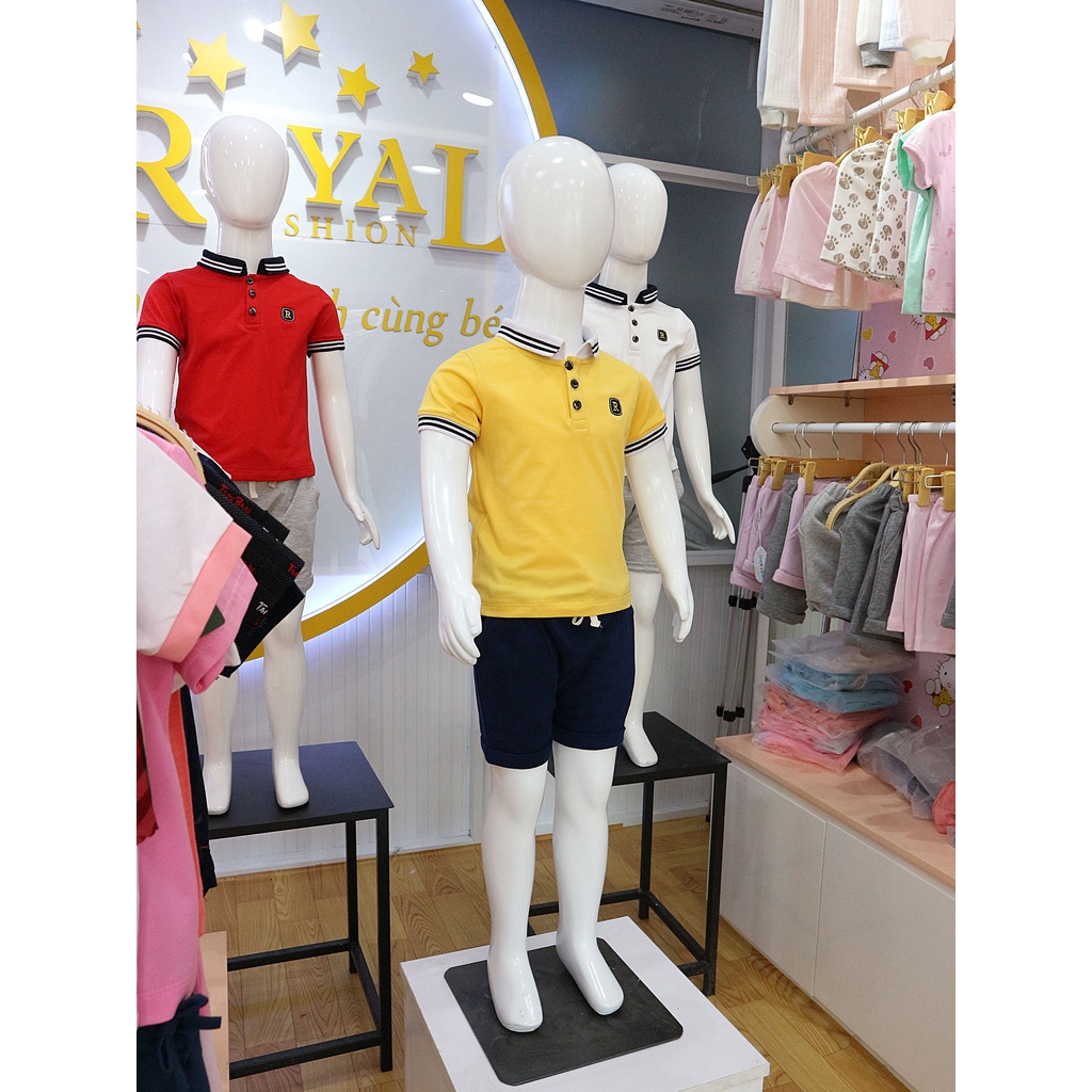 Combo 2 áo Polo cho Bé Trai cao cấp (9-29kg)- Royal KIDS