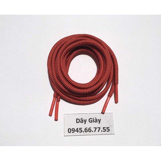 Dây giày màu đỏ - bản tròn 1m2