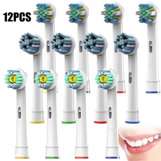 12 Đầu Bàn Chải Đánh Răng Điện Thay Thế Cho Braun Oral B Bitality Triumph ☆Ký Hiệu