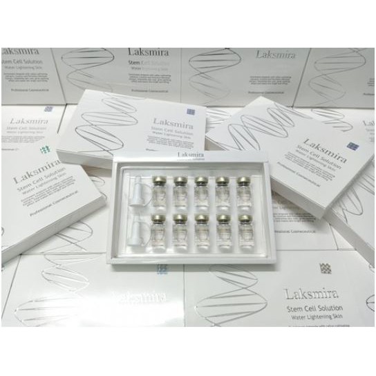 Tế bào gốc Laksmira chuẩn Hàn Quốc  trắng da se khít lỗ chân lông 1 hộp 10 lọ
