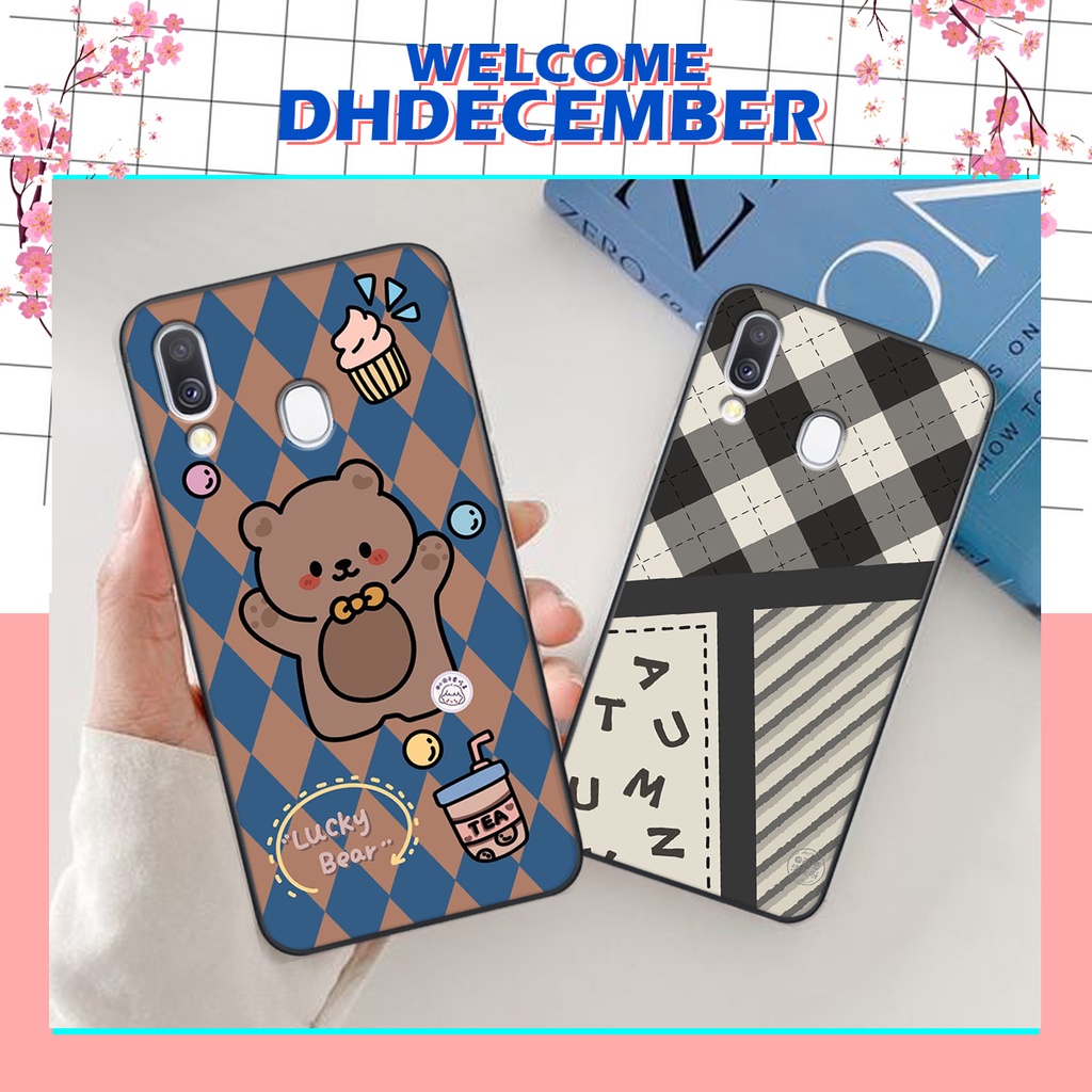 Ốp lưng Samsung Galaxy A40 3D GẤU- CỰC XINH - ĐÁNG YÊU-SIÊU XINH XẮN