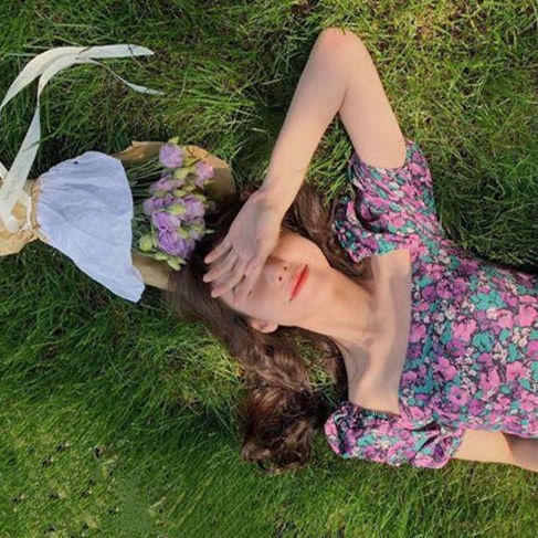 Đầm Hoa Mỏng Chiết Eo Thời Trang Xinh Xắn Cho Nữ